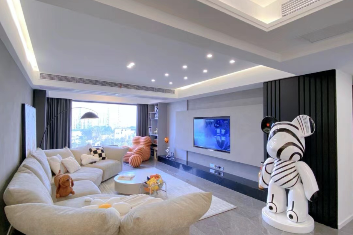 138平新安悅府，黑白山水勾勒的東方美